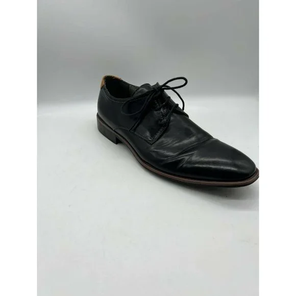 fall 2023 dress trends Men's Findlay Dress Lace-up Almond Toe Oxfords - Dark Brown Leather